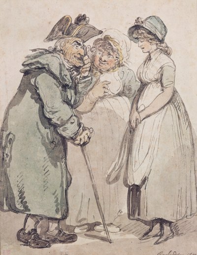 Die Einführung, 1800 von George Derville Rowlandson